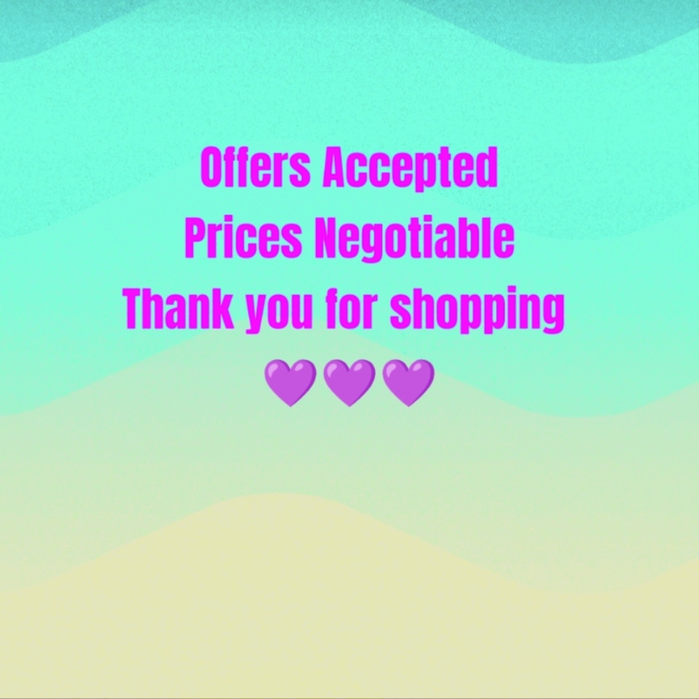Offers Accepted, Prices negotiable 💜